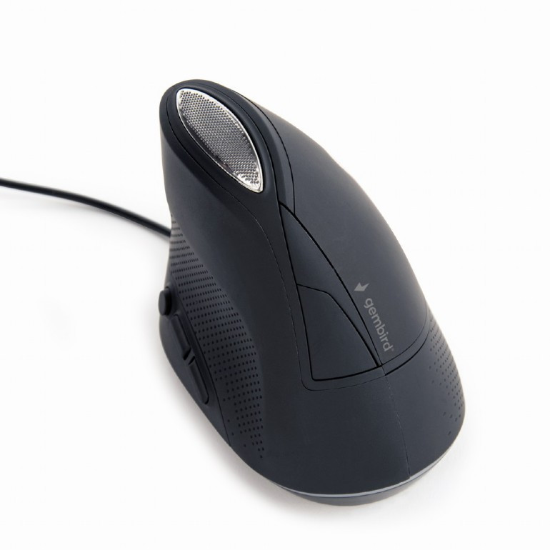 Levně Gembird Myš MUS-ERGO-03, USB, ergonomická, černá