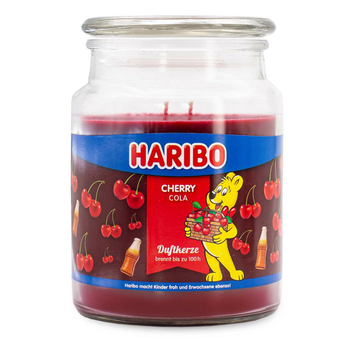 Levně Haribo Vonná svíčka Cherry Cola 510 g