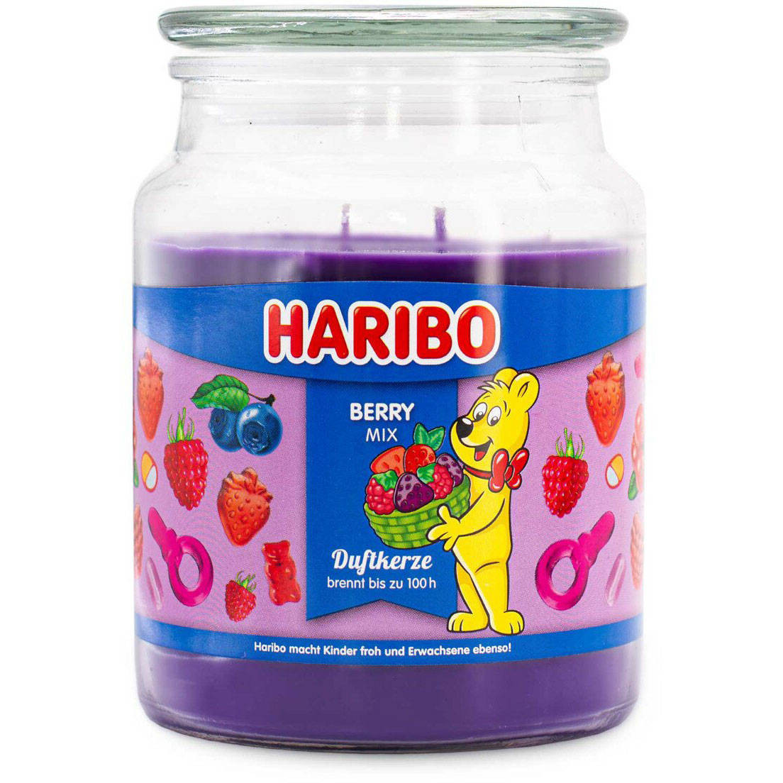 Levně Haribo Vonná svíčka Berry Mix 510 g