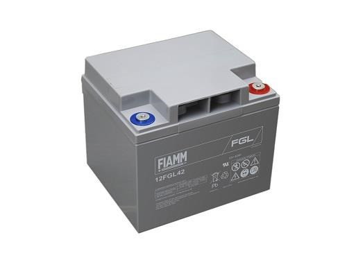 Baterie - Fiamm 12 FGL42 (12V/42Ah - M6) životnost 10let