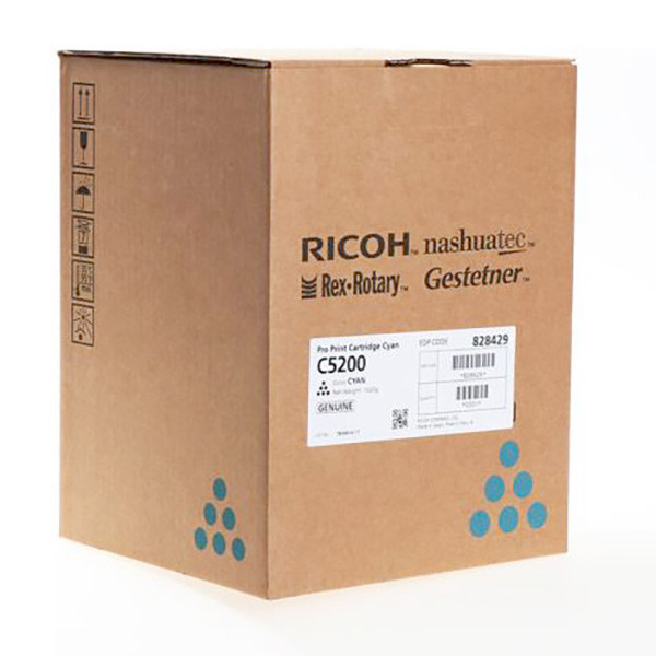 Levně RICOH 828429 - originální toner, azurový, 24000 stran