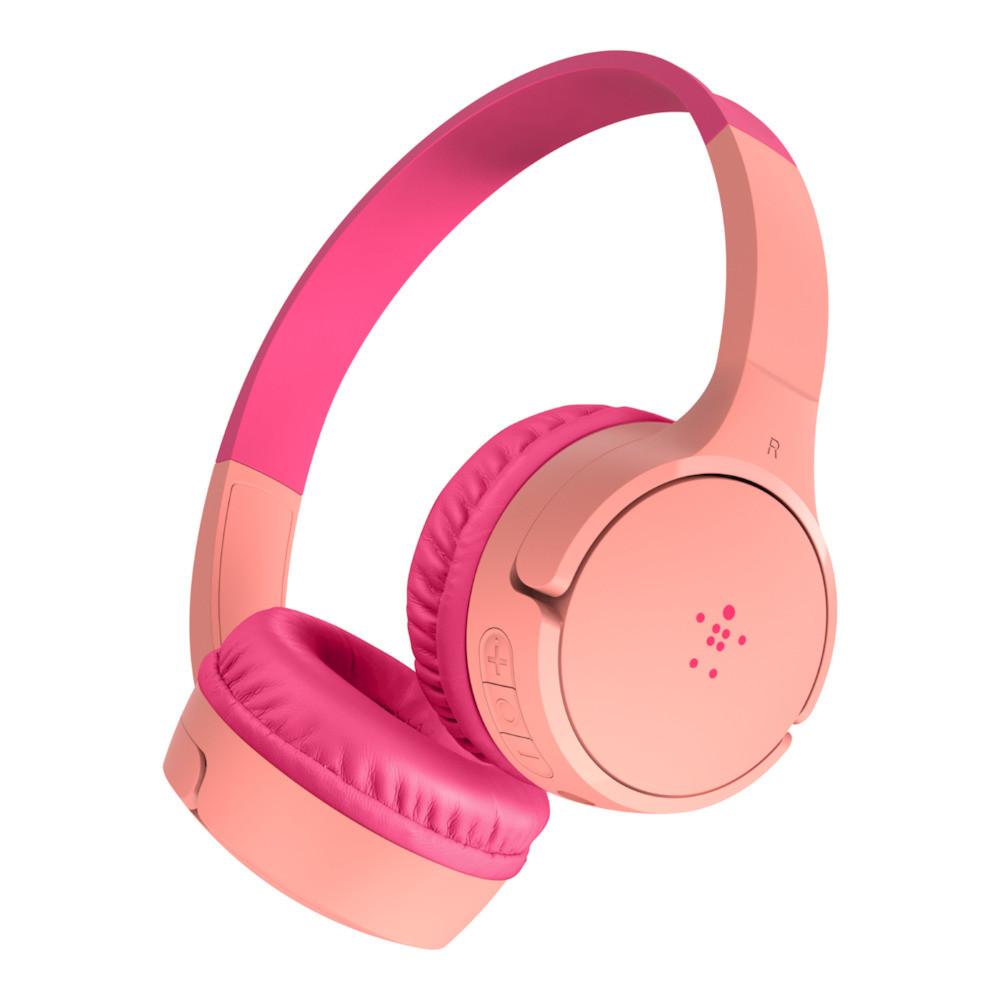 Levně Belkin SOUNDFORM™ Mini - Wireless On-Ear Headphones for Kids - dětská bezdrátová sluchátka, růžová