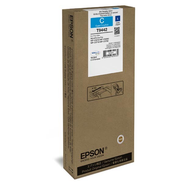 Levně EPSON T9442 (C13T944240) - originální cartridge, azurová, 3000 stran