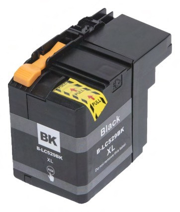 Levně BROTHER LC-529-XL - kompatibilní cartridge, černá, 2400 stran