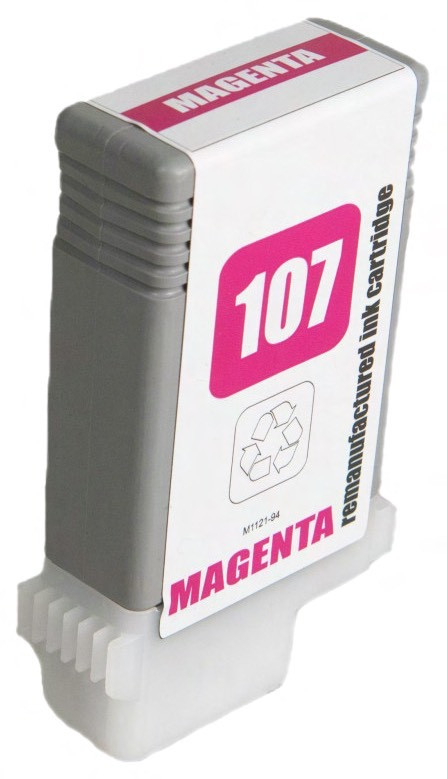Levně CANON PFI-107 M - kompatibilní cartridge, purpurová, 130ml