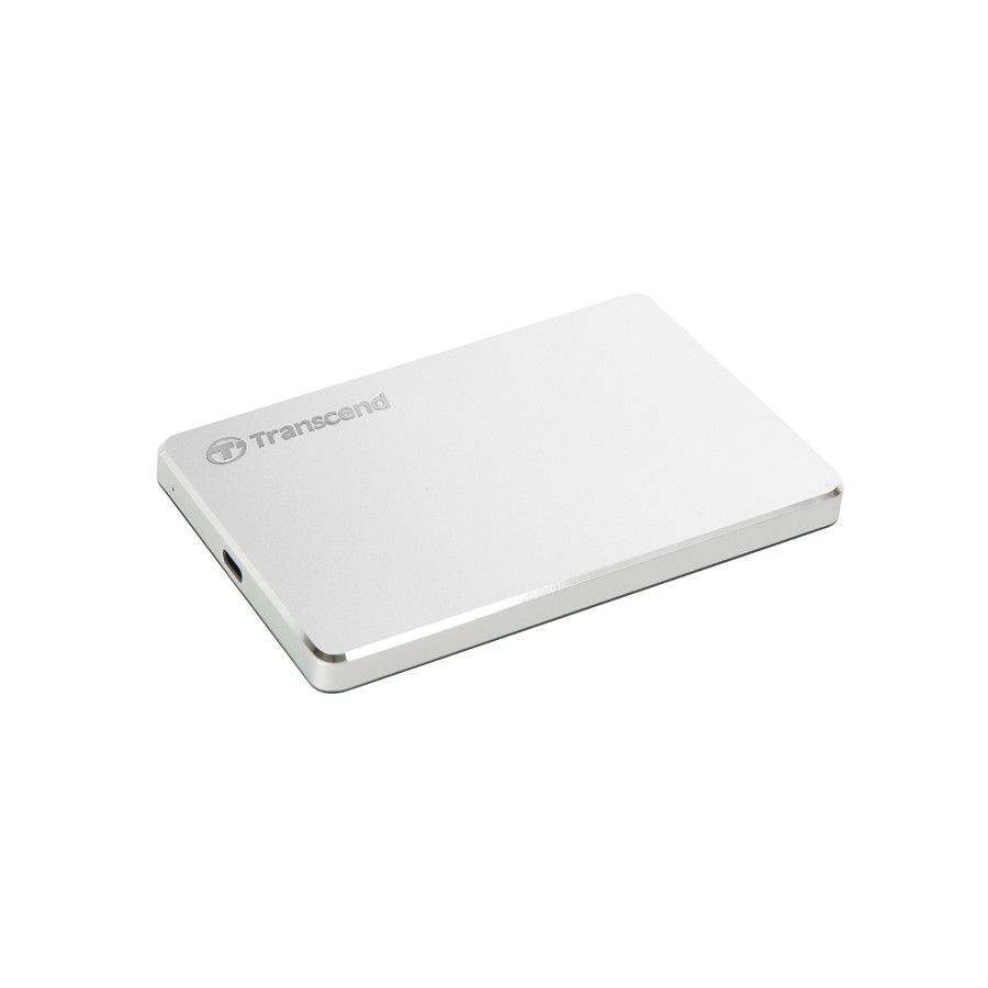 Levně TRANSCEND 2TB StoreJet 25C3S, 2.5", USB-C (3.1 Gen 1) Stylový externí hard disk, ultra-tenký, stříbrný