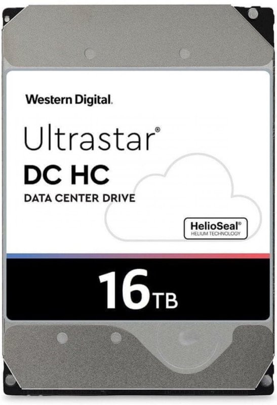 Levně WD Ultrastar® HDD 16TB (WUH721816ALE6L4) DC HC5503.5in 26.1MM 512MB 7200RPM SATA ULTRA 512E SE NP3