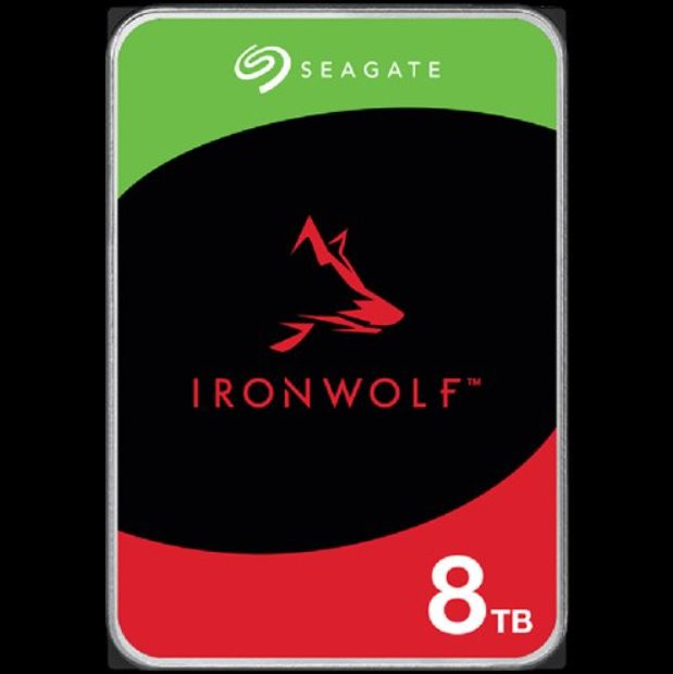Seagate IronWolf, NAS HDD, 8TB, 3.5", SATAIII, 256MB cache, 5.400RPM