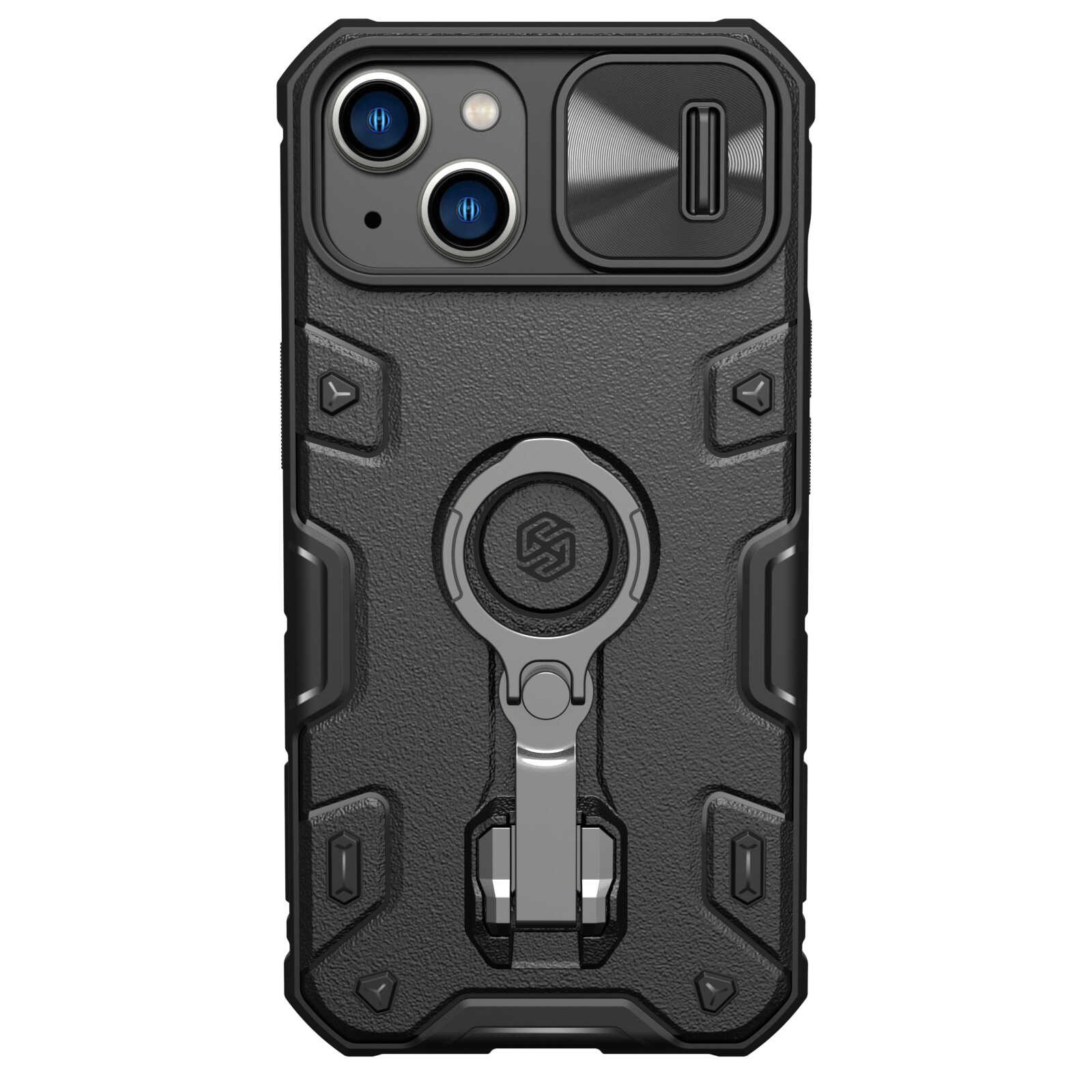 Levně Nillkin CamShield Armor PRO Magnetic Zadní Kryt pro Apple iPhone 14 Black