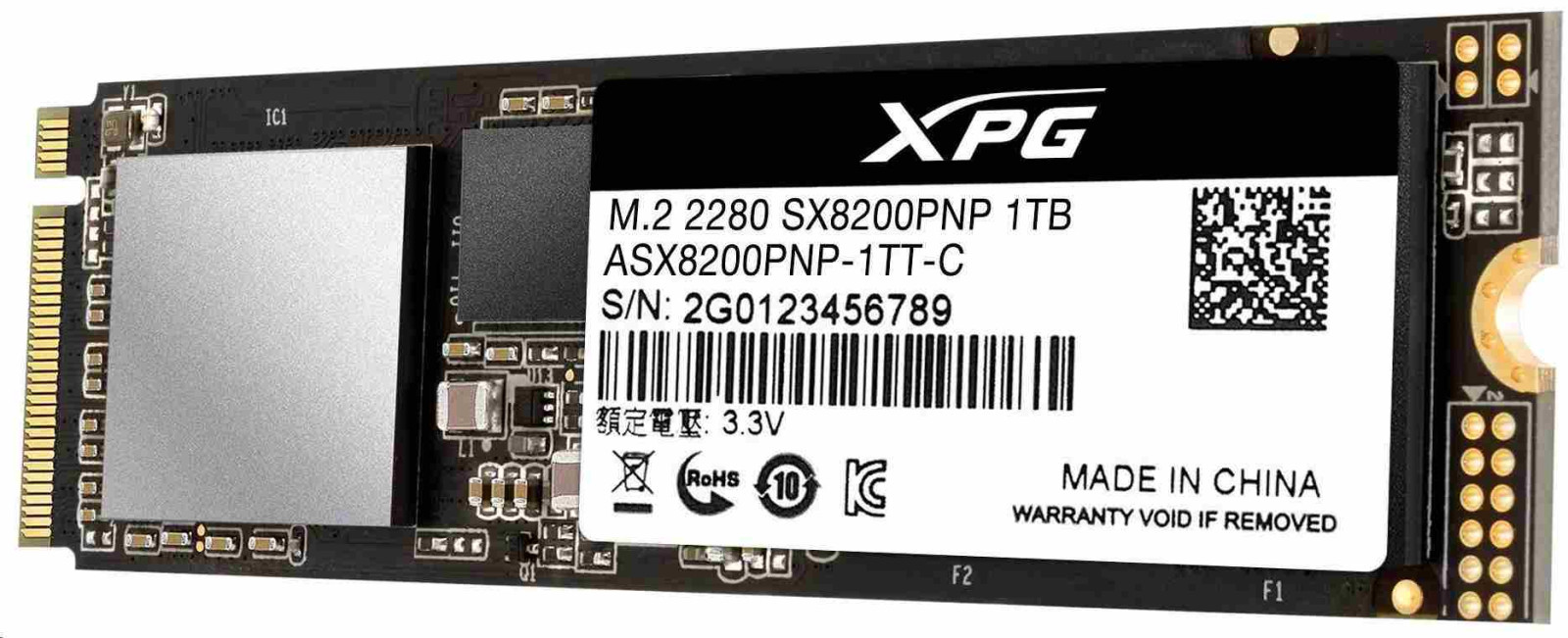 Levně ADATA SSD 1TB XPG SX8200 Pro PCIe Gen3x4 M.2 2280 (R:3500/W:3000 MB/s)