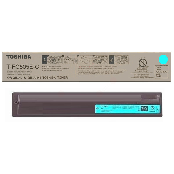 Levně TOSHIBA TFC505EC - originální toner, azurový, 33600 stran