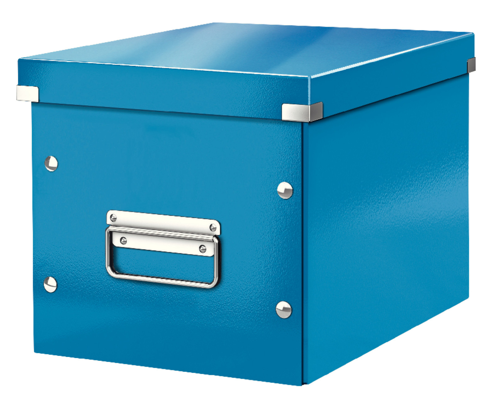 LEITZ Čtvercová krabice Click&Store, velikost M (A5), modrá