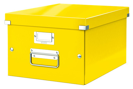 Levně LEITZ Univerzální krabice Click&Store, velikost M (A4), žlutá
