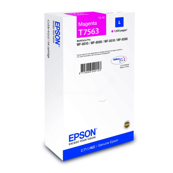 EPSON T7563 (C13T75634N) - originální