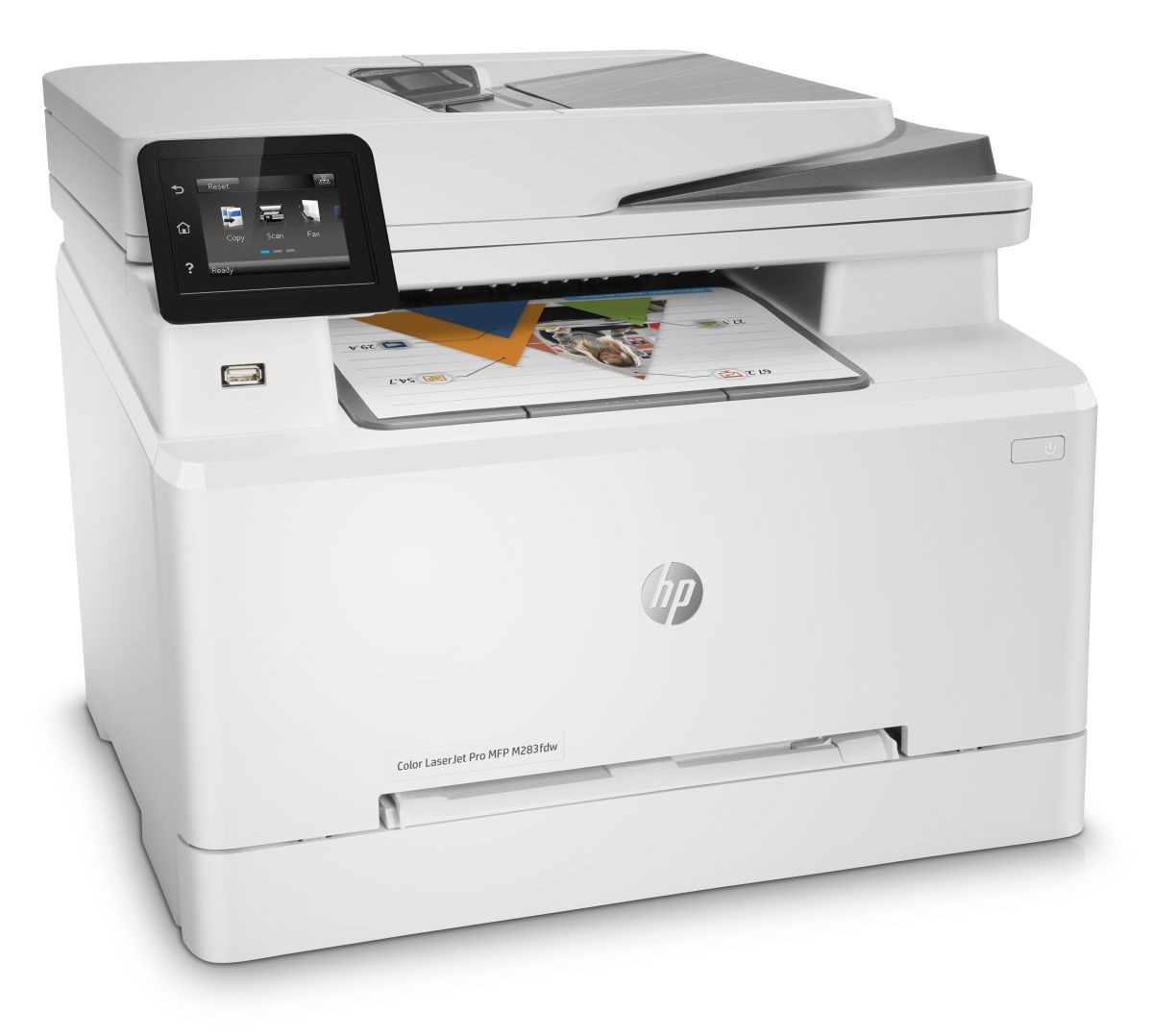 HP Color LaserJet Pro MFP M283fdw (A4, 21 ppm, USB 2.0, Ethernet, Wi-Fi, Print/Scan/Copy/fax, Duplex, ADF)