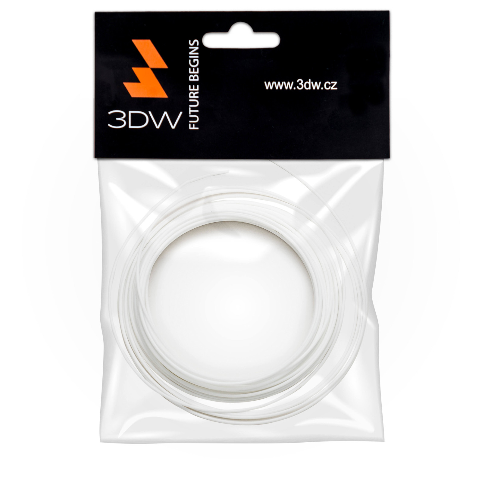Levně 3DW - ABS filament 1,75mm bílá, 10m, tisk 220-250°C