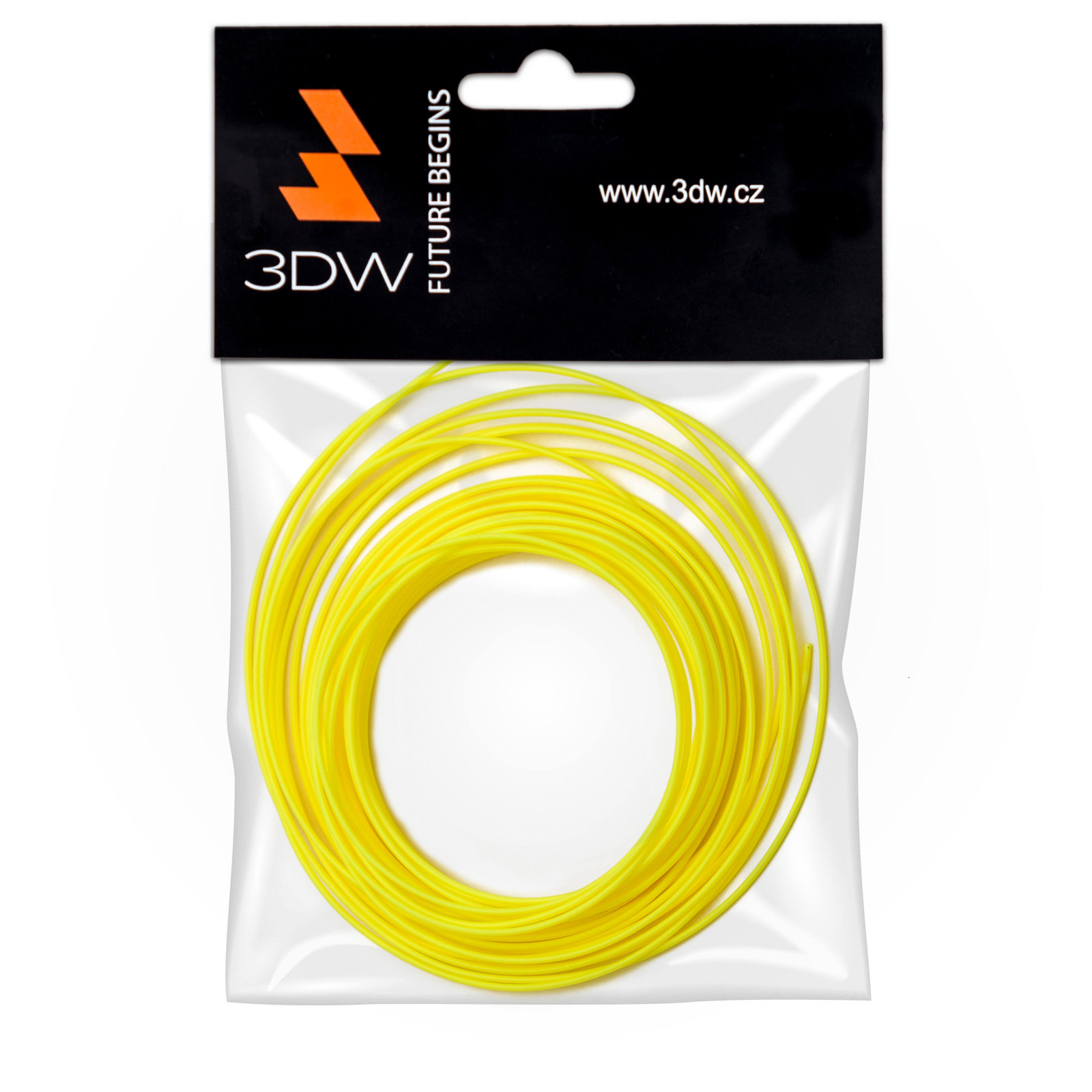 Levně 3DW - HiPS filament 1,75mm žlutá, 10m, tisk 200-230°C