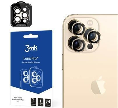 Levně 3mk ochrana kamery Lens Protection Pro pro Apple iPhone 15 Pro Max, Dark Gold
