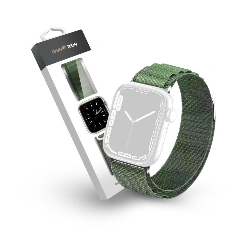 Levně RhinoTech řemínek Ultra Alpine Loop pro Apple Watch 38/40/41mm zelená