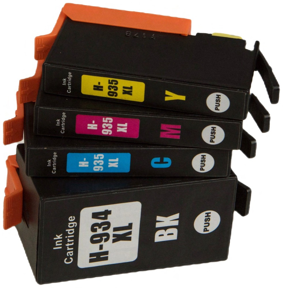 Levně MultiPack HP 934-XL,935-XL - kompatibilní cartridge HP 934-XL,935-XL, černá + barevná, 1x25,5ml/3x9,5ml