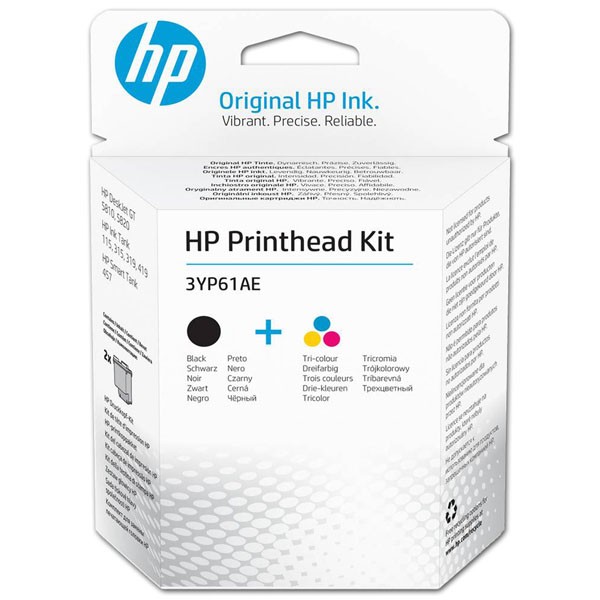 HP 3YP61AE - originální tisková hlava, černá + barevná