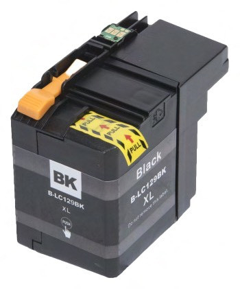 Levně BROTHER LC-129-XL - kompatibilní cartridge, černá, 2400 stran