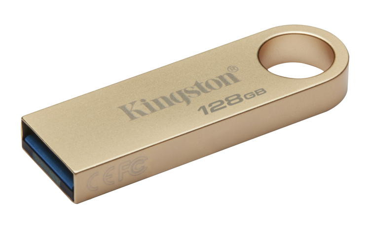 Levně KINGSTON 128GB 220MB/s Kovový USB 3.2 Gen 3 DataTraveler SE9 G3