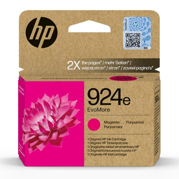 Levně HP IHP4K0U7NEXG - originální cartridge HP 924e, purpurová, 800 stran