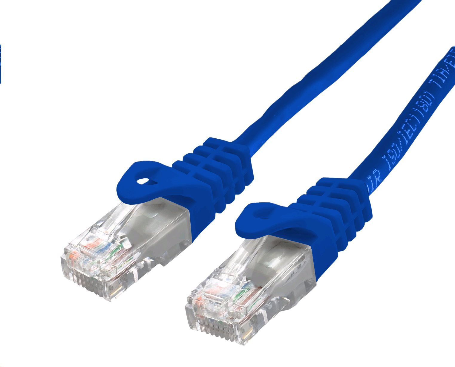 Levně C-TECH Kabel patchcord Cat6, UTP, modrý, 2m