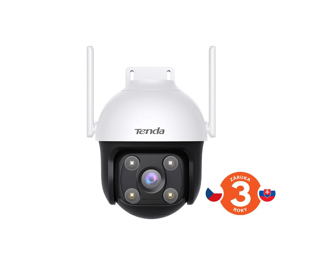 Levně Tenda RH7-WCA - bezdrátová venkovní otočná 4MP IP kamera, RJ45, noční IR + LED světlo, zvuk