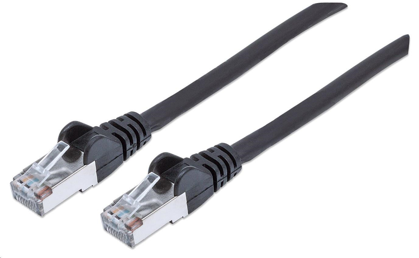Levně Intellinet patch kabel Cat6A SFTP 30m černý, LSOH