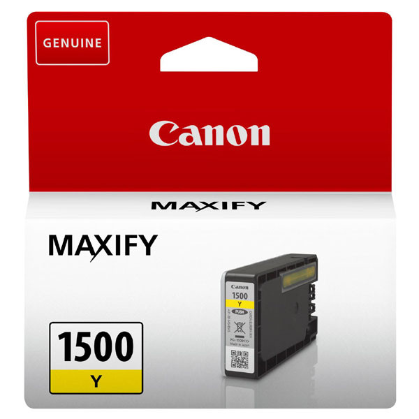 Canon PGI-1500 Y - originální cartridge, žlutá, 300 stran