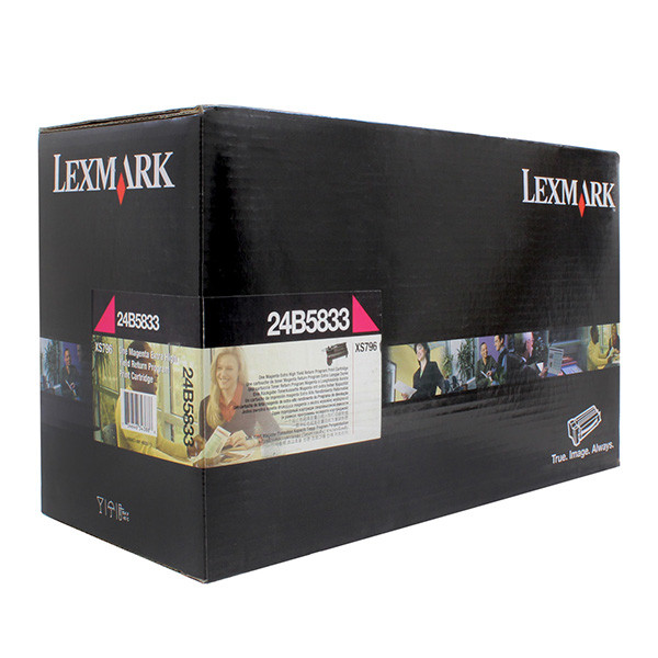 Levně LEXMARK 24B5833 - originální toner, purpurový, 18000 stran