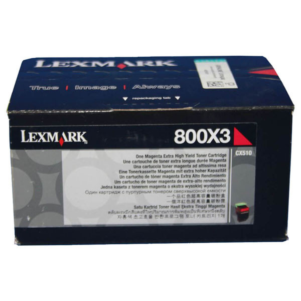 Levně LEXMARK 80C0X30 - originální toner, purpurový, 4000 stran