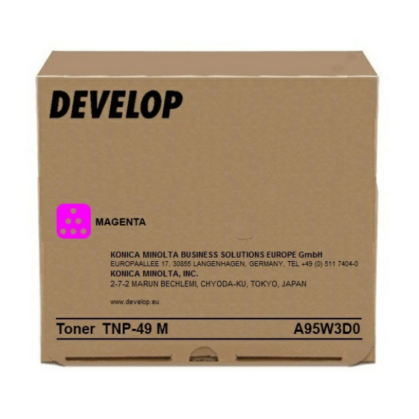 Levně DEVELOP A95W3D0 - originální toner, purpurový, 12000 stran