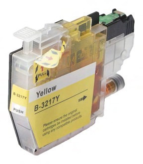 Levně BROTHER LC-3217 - kompatibilní cartridge, žlutá, 550 stran
