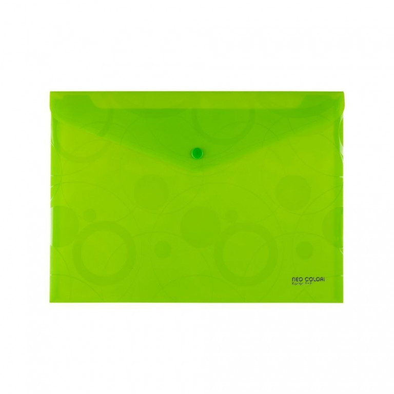 Obálka psaníčko A5 s drukem PP Neo colori zelená