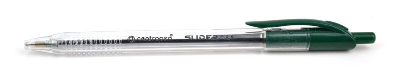 Levně Kuličkové pero Centropen Slide ball 2225 click 0,3mm zelené