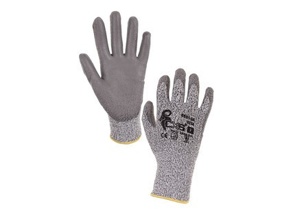 Protipořezové rukavice CITA, šedé, vel. 06
