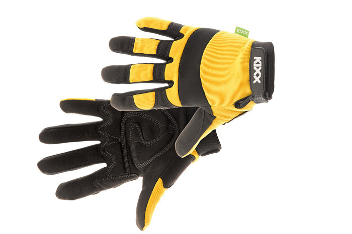 Levně BRICK rukavice kombinované žlutá 10