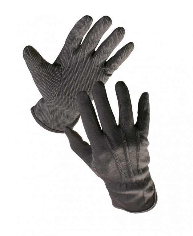 BUSTARD BLACK rukavice BA s PVC terčíky - 6