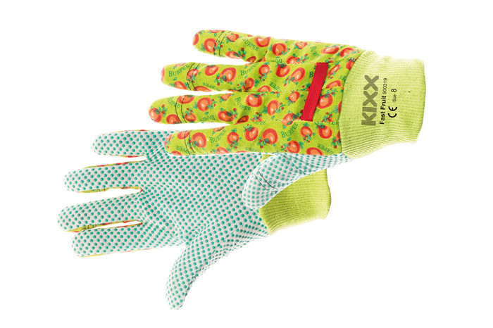 Levně FAST FRUIT rukaviceba.s PVC terčíky zelená 8