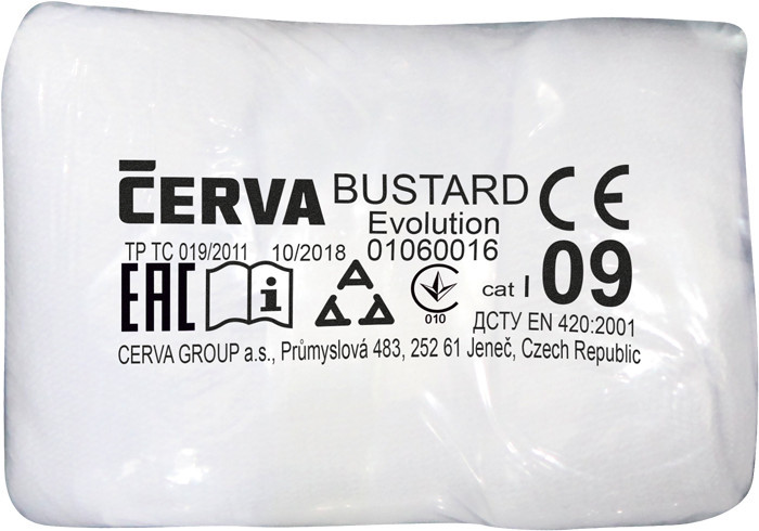 Levně BUSTARD EVO VAM rukavice+PVC terč bílá 7