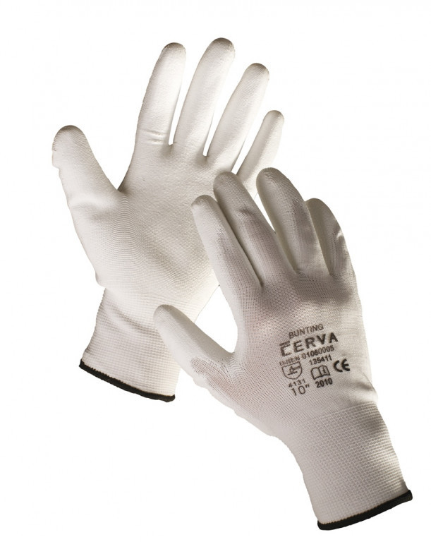 Levně BUNTING rukavice nylonové PU dlaň - 6