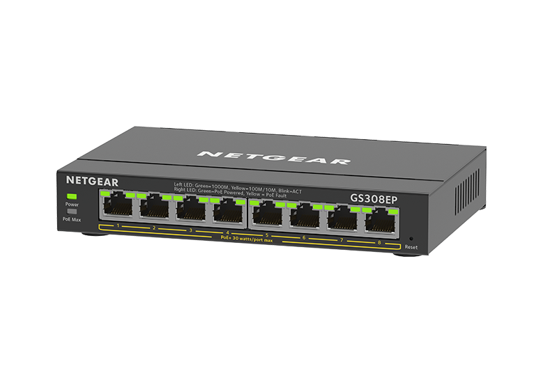 Levně NETGEAR 8PT GE PLUS SWCH W/ POE+