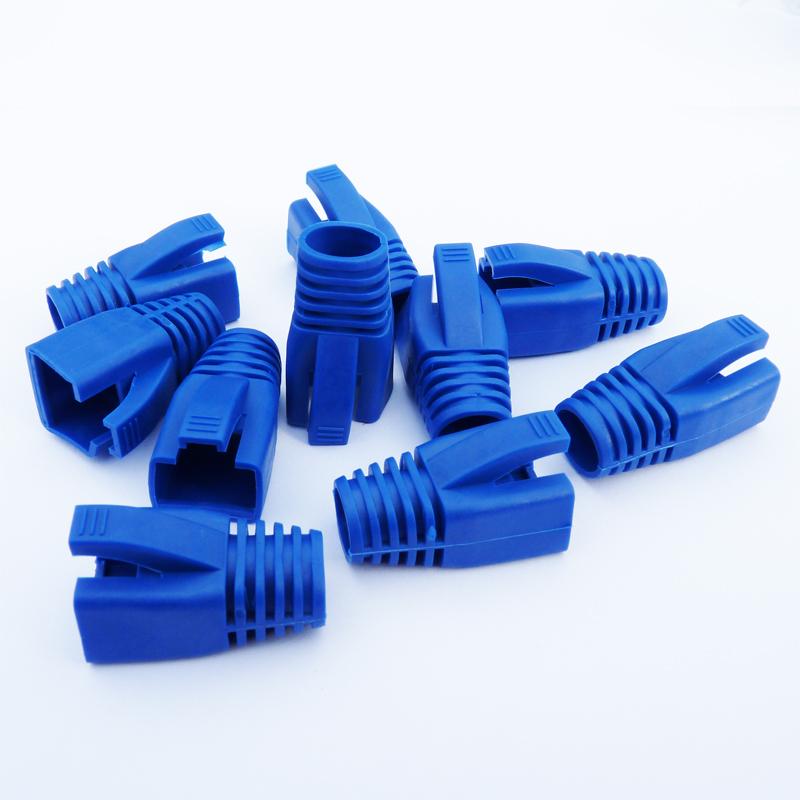 Levně DATACOM krytka pro RJ45 (CAT6A,CAT7) modrý (10ks)