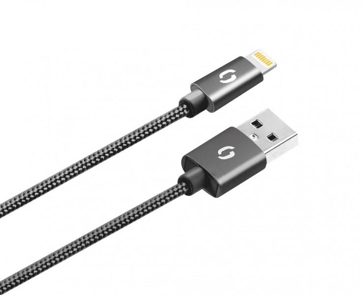 Levně ALIGATOR PREMIUM 2A kabel, Lightning 2m, černý