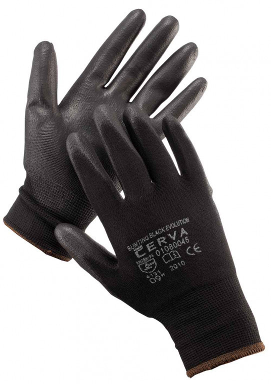 Levně BUNTING EVOLUTION BLACK rukavice PU - 7