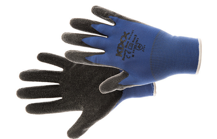 Levně BEASTY BLUE rukavice nylon/lat modrá 8