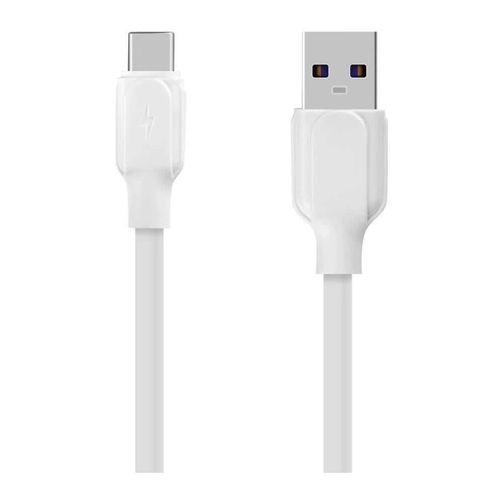 Levně OBAL:ME Simple USB-A/USB-C Kabel 1m White